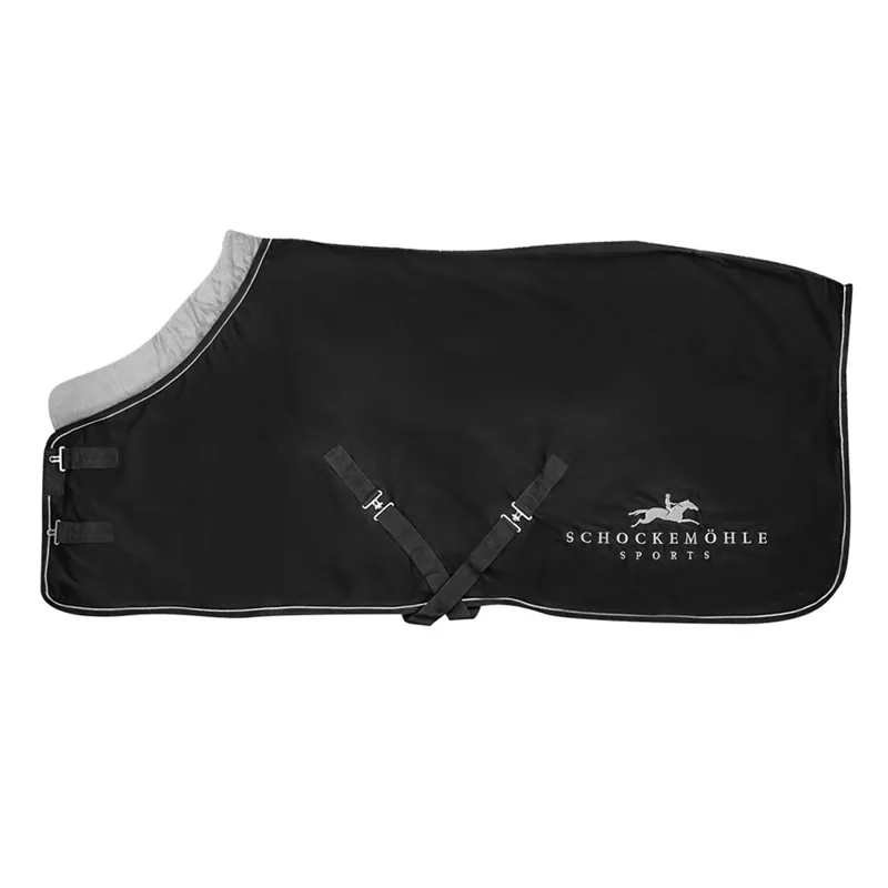 Schockemohle Premium Comfy Style Fleece Rug - Cool Black